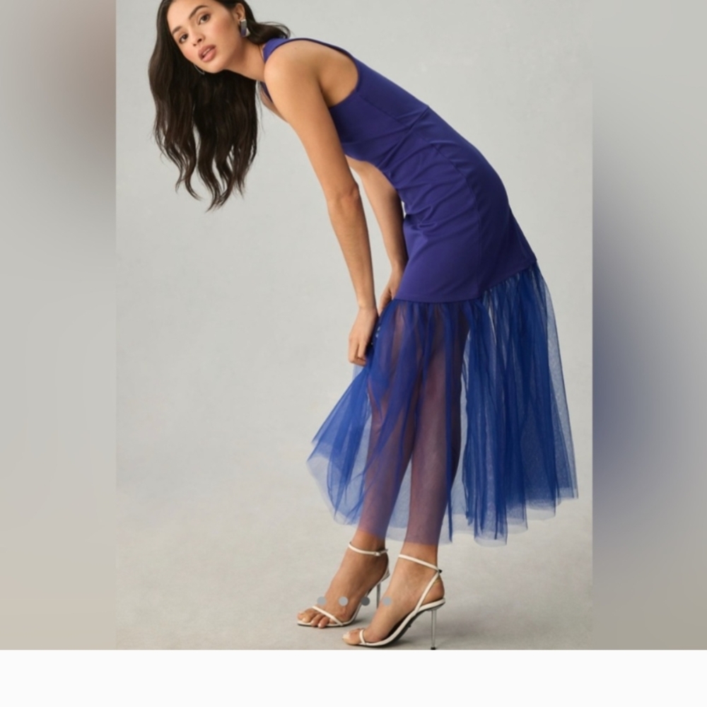 Maeve  High Low Tulle Dress - Picture 3 of 5